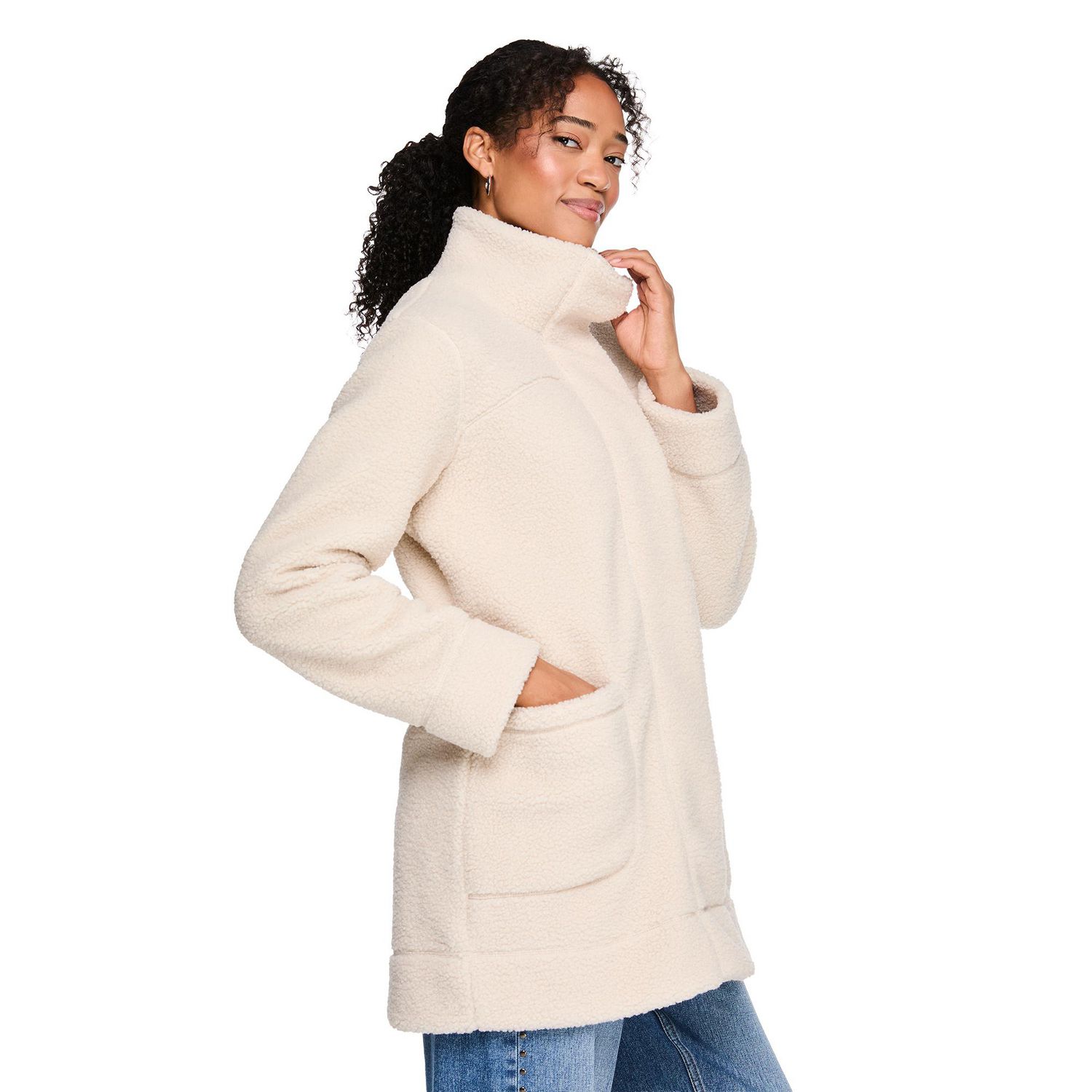 thumbnail image 2 of Manteau long en borgana George pour femmes, 2 of 6