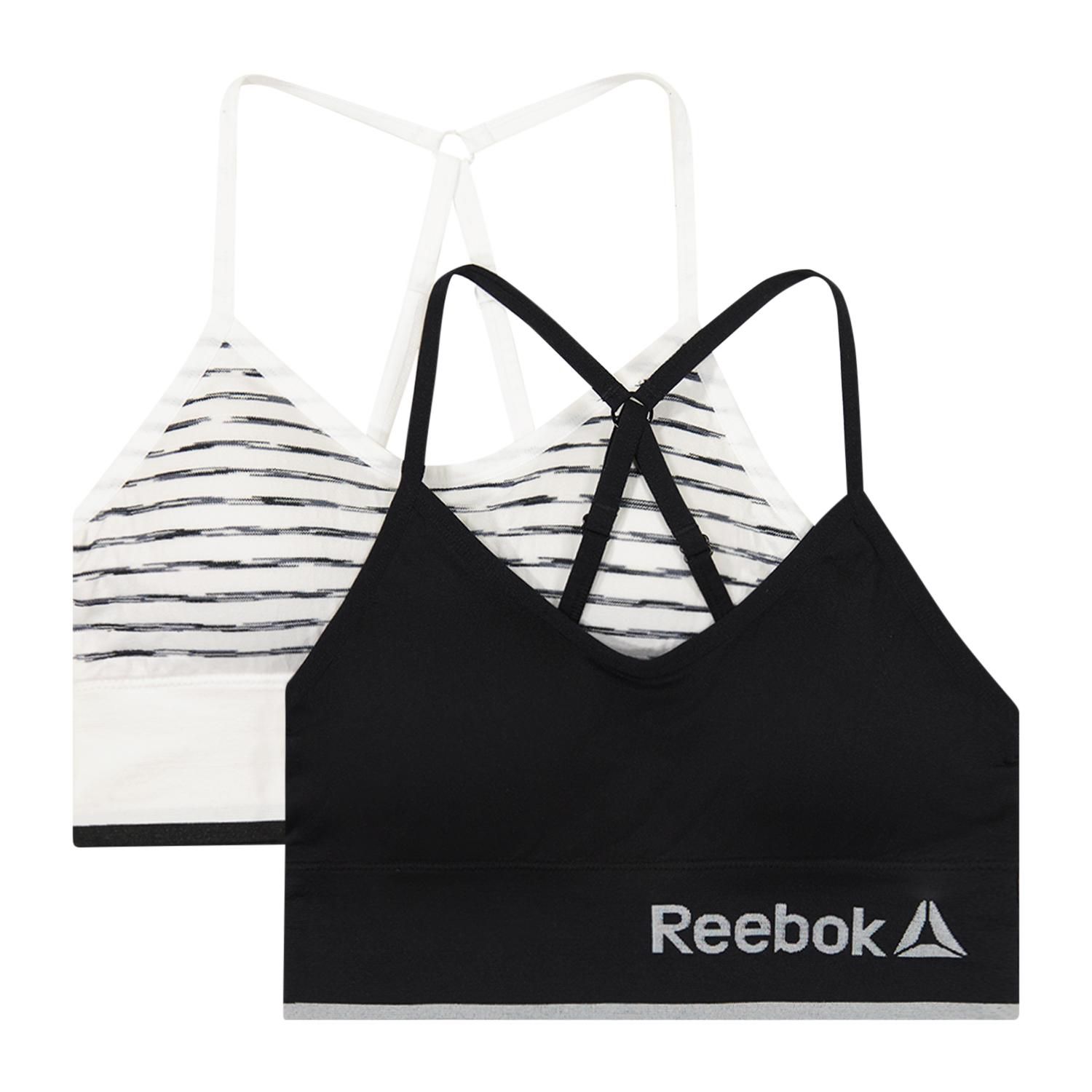 Reebok Girls Nylon/Spandex Seamless Bralette with Removable Pads (4 Pack)…  : : Clothing, Shoes & Accessories