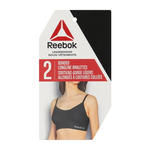 Reebok Ladies' 2 Pack Stay-Put Bralettes