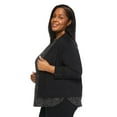 thumbnail image 2 of Iyla Women's Plus Knit Shrug, 2 of 6
