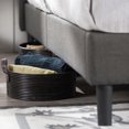 thumbnail image 3 of Zinus Lottie Square Stitched Upholstered Platform Bed Frame with Headboard, 3 of 7