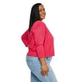 thumbnail image 2 of Iyla Women's Plus Knit Shrug, 2 of 6