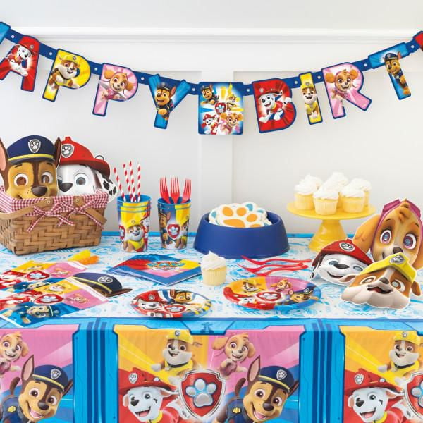 Paw Patrol Rectangular Plastic Table Cover, 54 x 84, 1