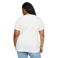 thumbnail image 3 of Iyla Women's Plus Interlock Crew Neckline Tee, 3 of 6
