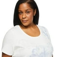 thumbnail image 4 of Iyla Women's Plus Interlock Crew Neckline Tee, 4 of 6