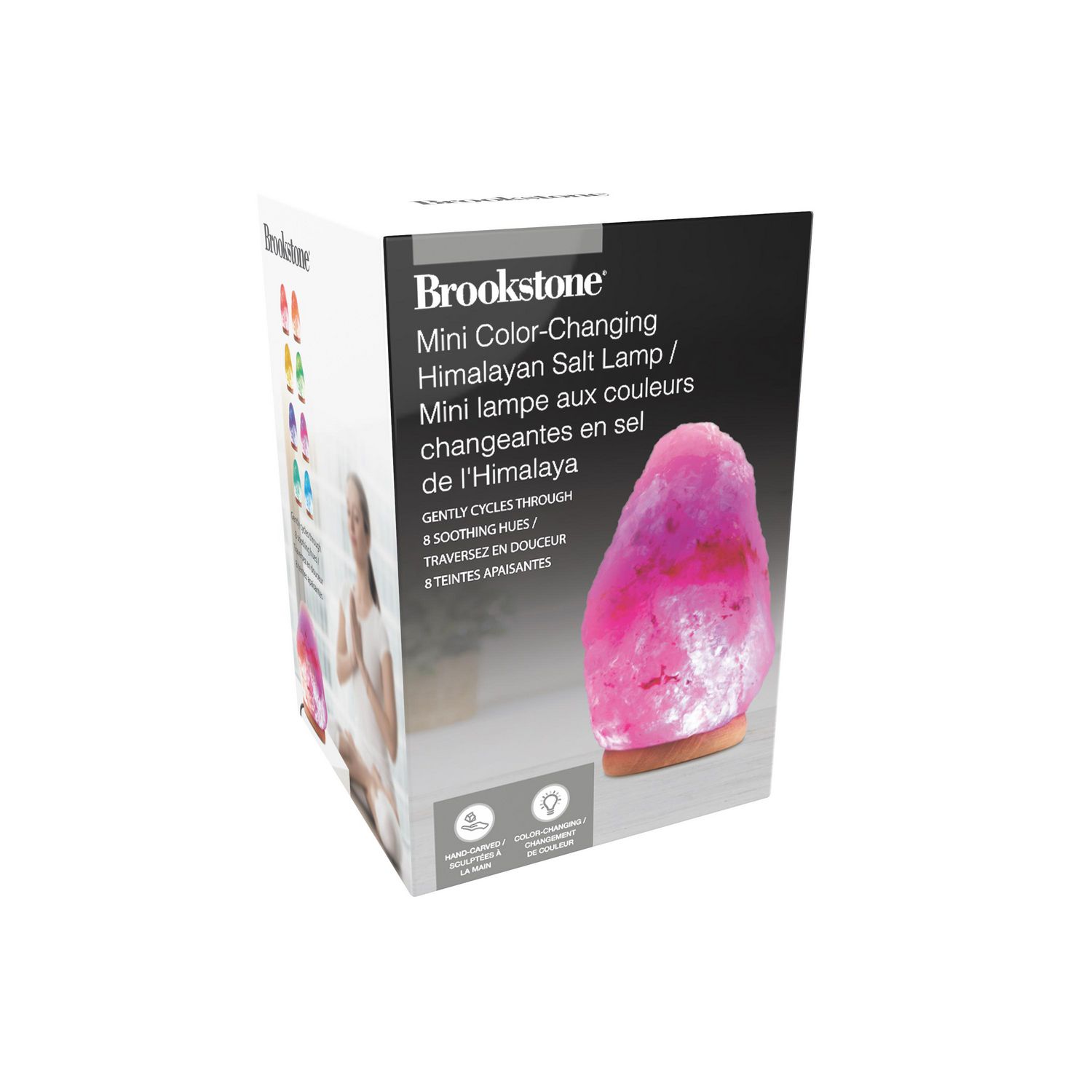 Brookstone Mini LED Colour Changing Himalayan Salt lamp Walmart.ca