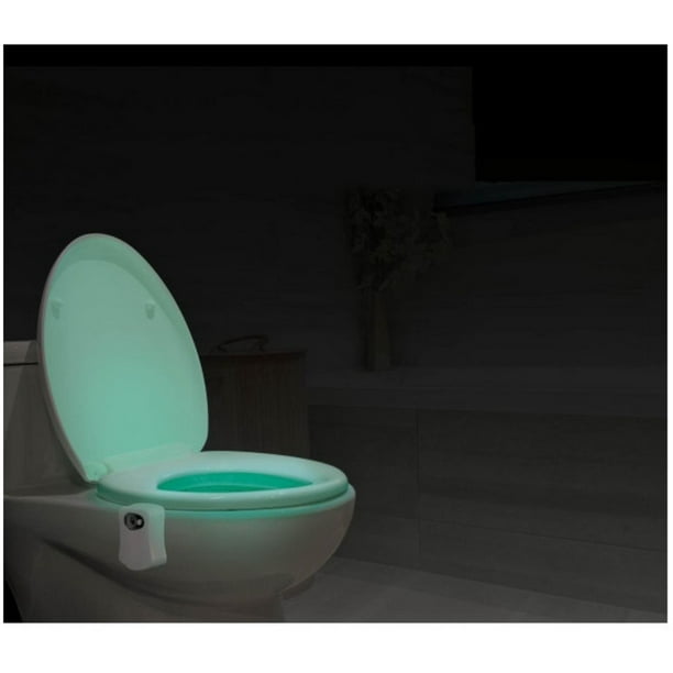 Illuminez vos Toilettes ! Eclairage LED pour WC avec détecteur de mouv –