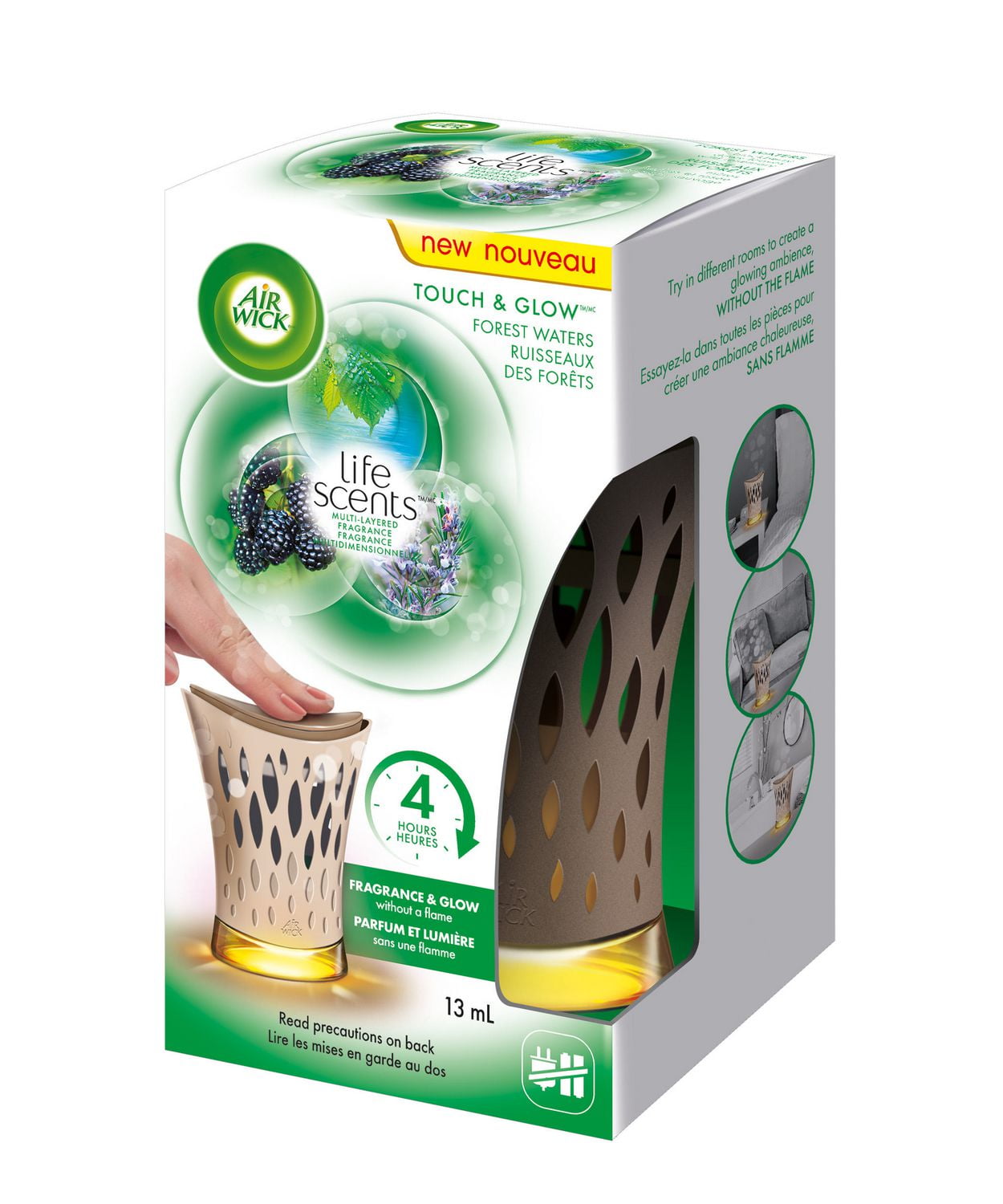 Air Wick Life Scents Touch & Glow Flameless Candle Air Freshener