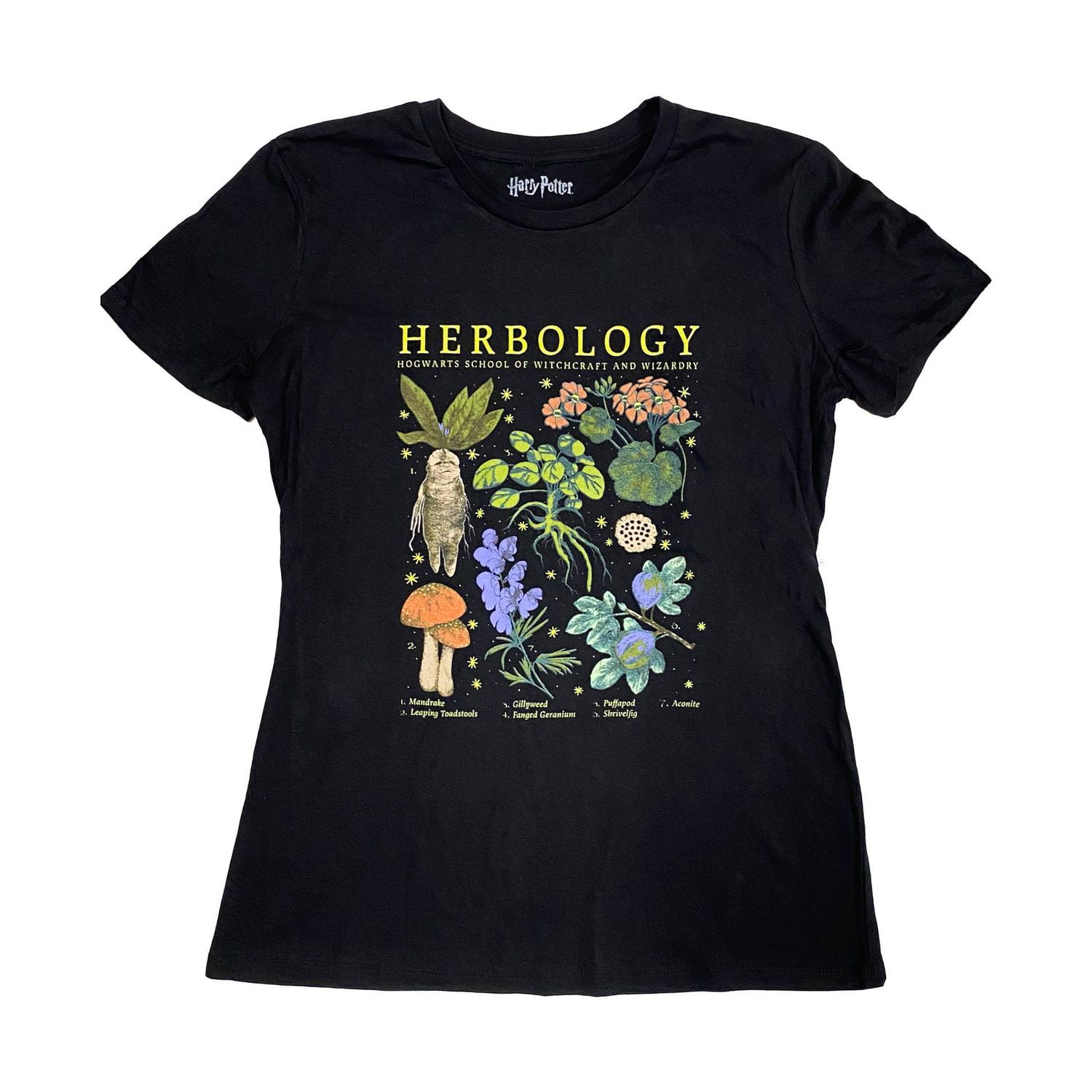 Ladies Harry Potter Herbology Short Sleeve T-Shirt