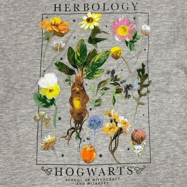 Ladies Harry Potter Herbology Relaxed Short Sleeve T-Shirt 