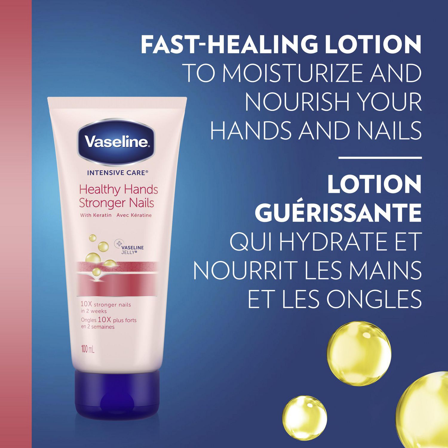Vaseline Intensive Care Healthy Hand Stronger Nails Lotion, 3.4 Fl Ounce  (Pack of 3) - Walmart.com