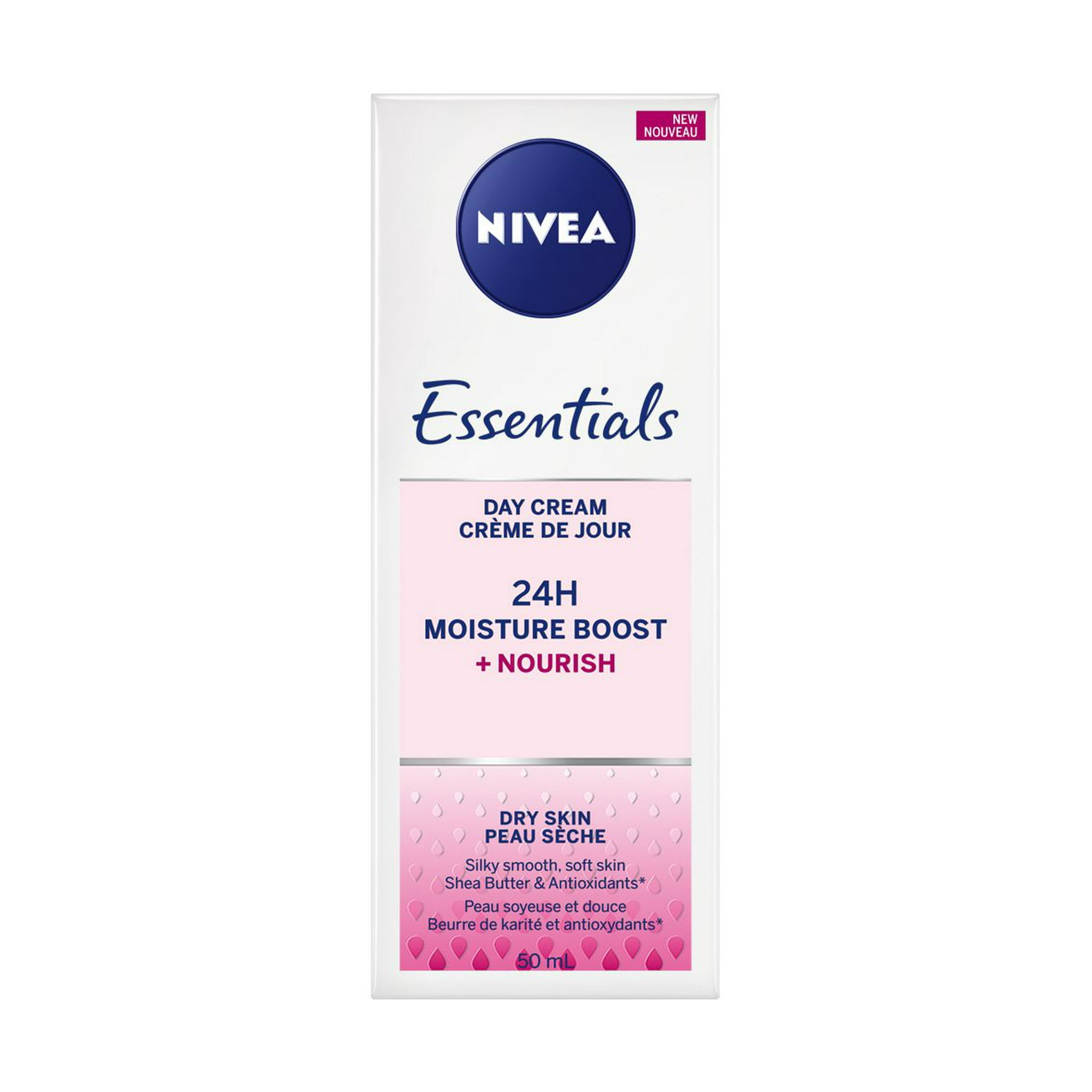 NIVEA Soin de Jour Essentials 24H Hydratation Intense + Matifiant (1 x 50  ml), crème hydratante visage, soin femme & homme enrichi en minéraux et  antioxydant : : Beauté et Parfum