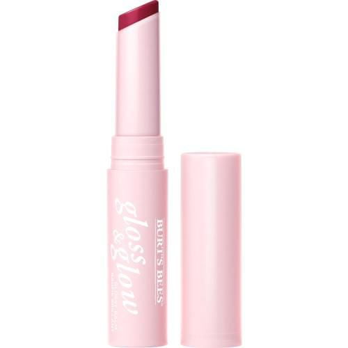 Burt’s Bees Gloss and Glow Glossy Balm, 100% Natural Origin, Eat, Drink and Be Cherry, 1 Tube
