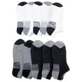 thumbnail image 2 of Athletic Works Women's 10 Pack Low-Cut Socks, 2 of 2