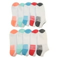 thumbnail image 2 of Athletic Works Women's 10 Pack Low-Cut Socks, 2 of 2