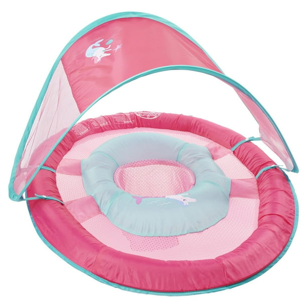 Swimways, Bouée gonflable et pare-soleil Infant Spring Float - Splash N  Play