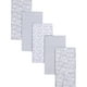 Gerber - Couverture de réception en flanelle - Neutre - Mouton - Paquet de 5 Taille 30" x 30" – image 1 sur 4