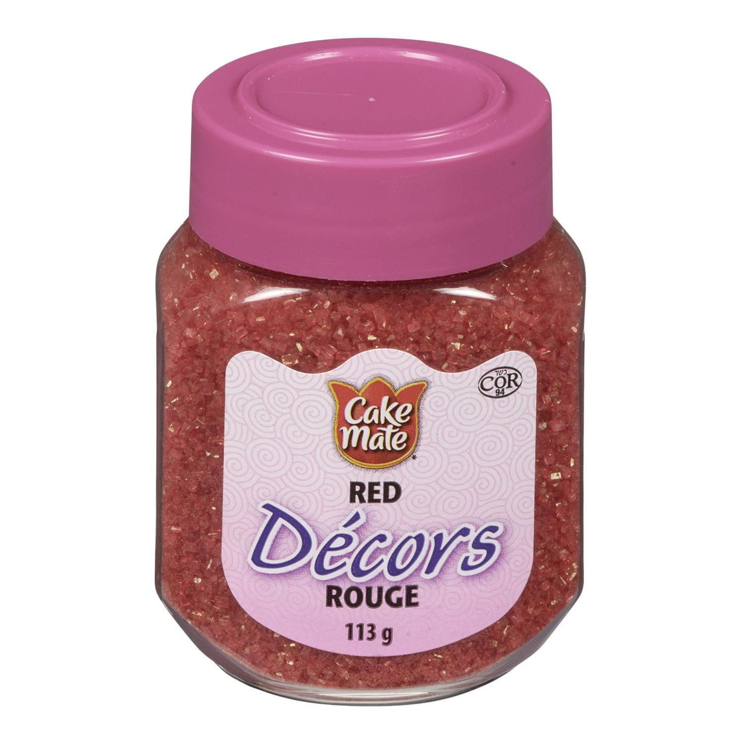 Cake Mate, Decorating with Ease, Decors Sprinkles, Red