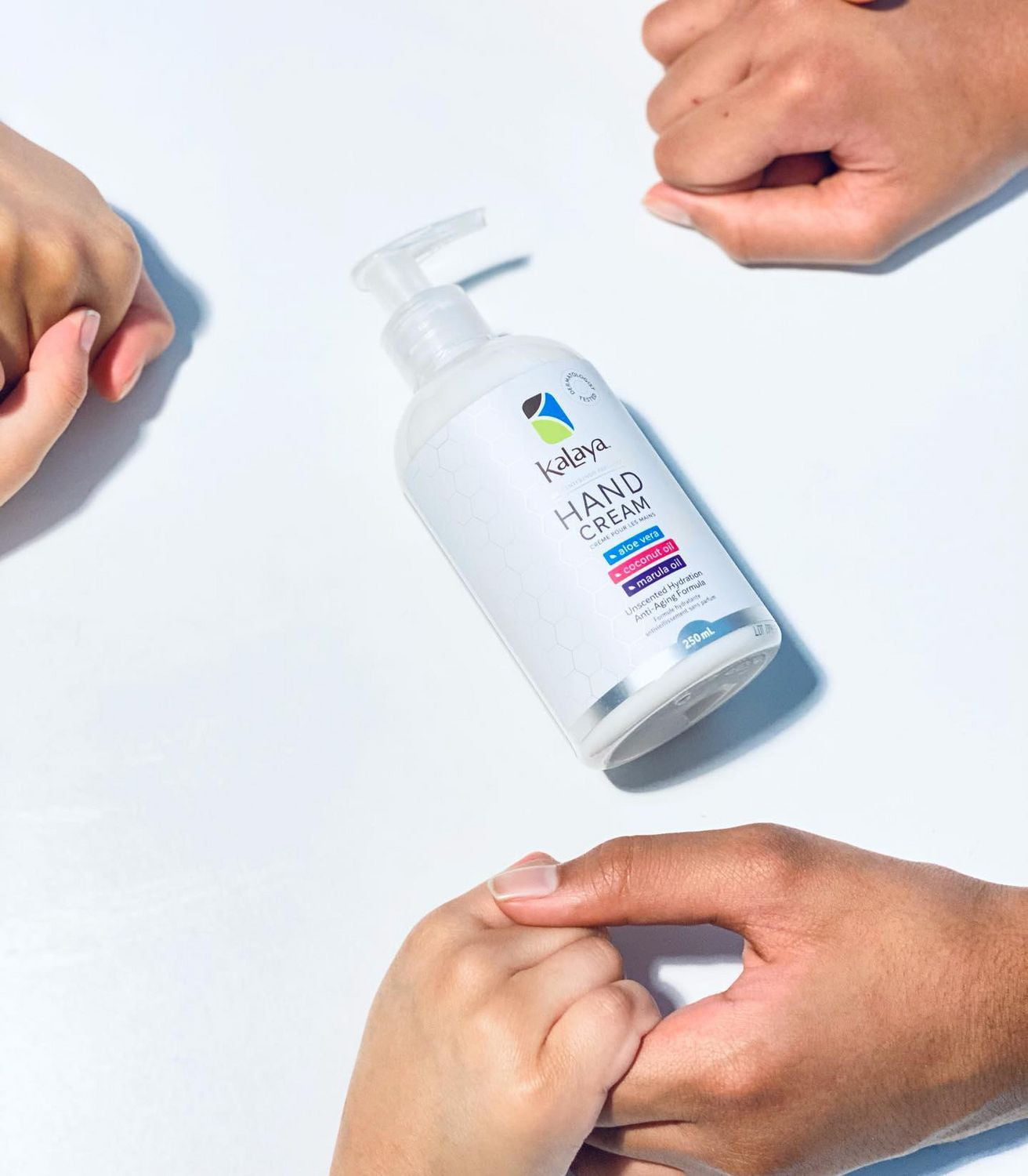 Crème pour les mains non parfumee de Kalaya