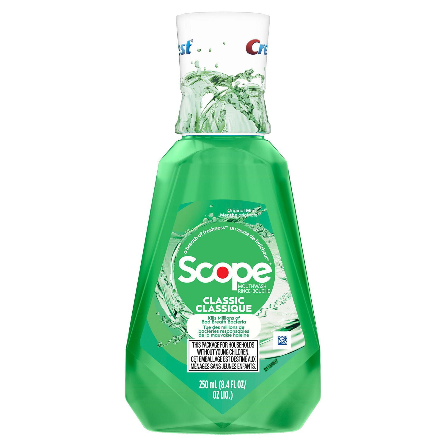 Crest Scope Classic Anticavity Fluroide Mouthwash Original Formula