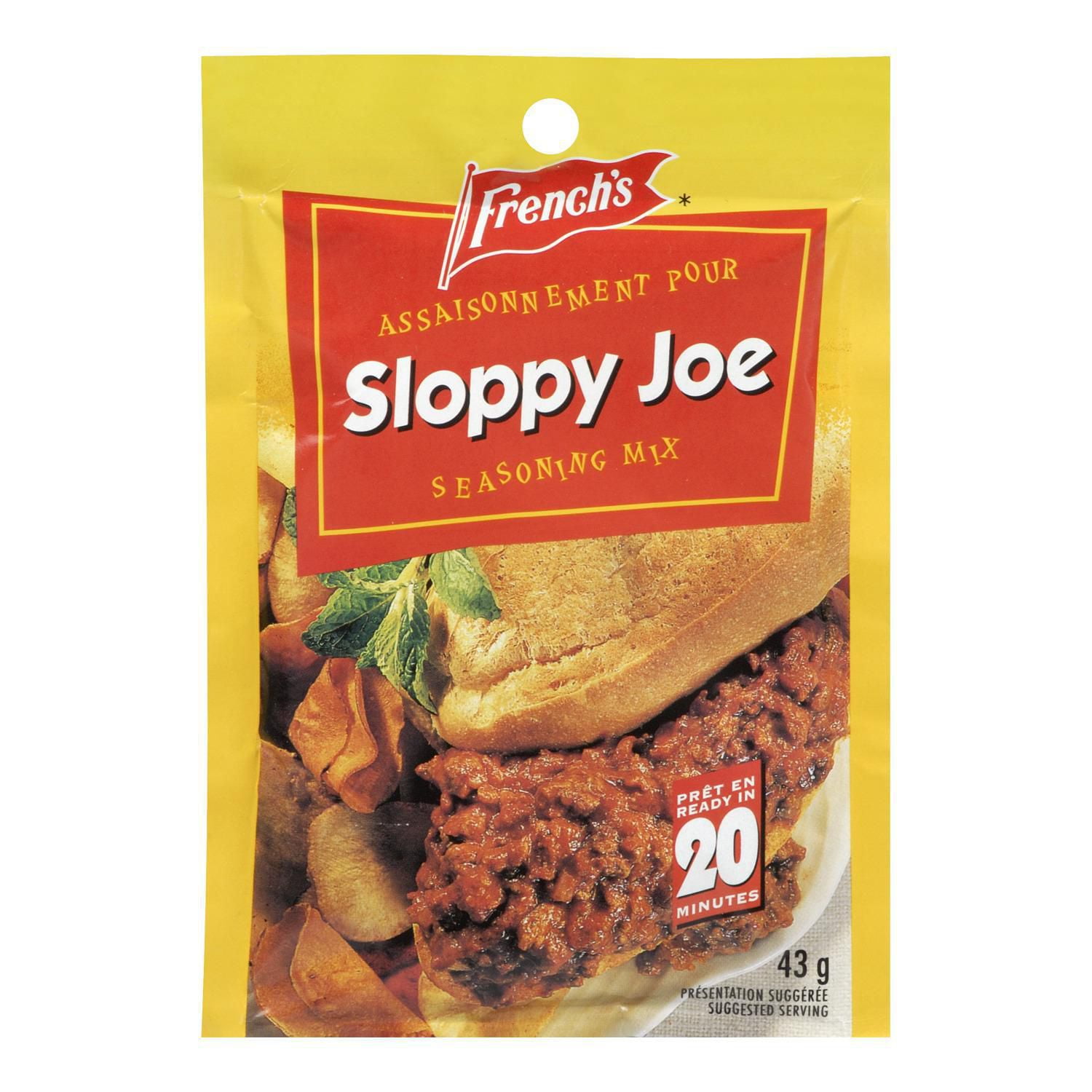 French's, Seasoning Mix, Sloppy Joe, 43g Walmart Canada