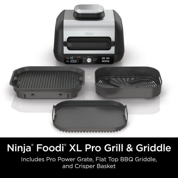 Ninja Foodi Grill d'intérieur + Friteuse à air 5 en 1 5,7 L
