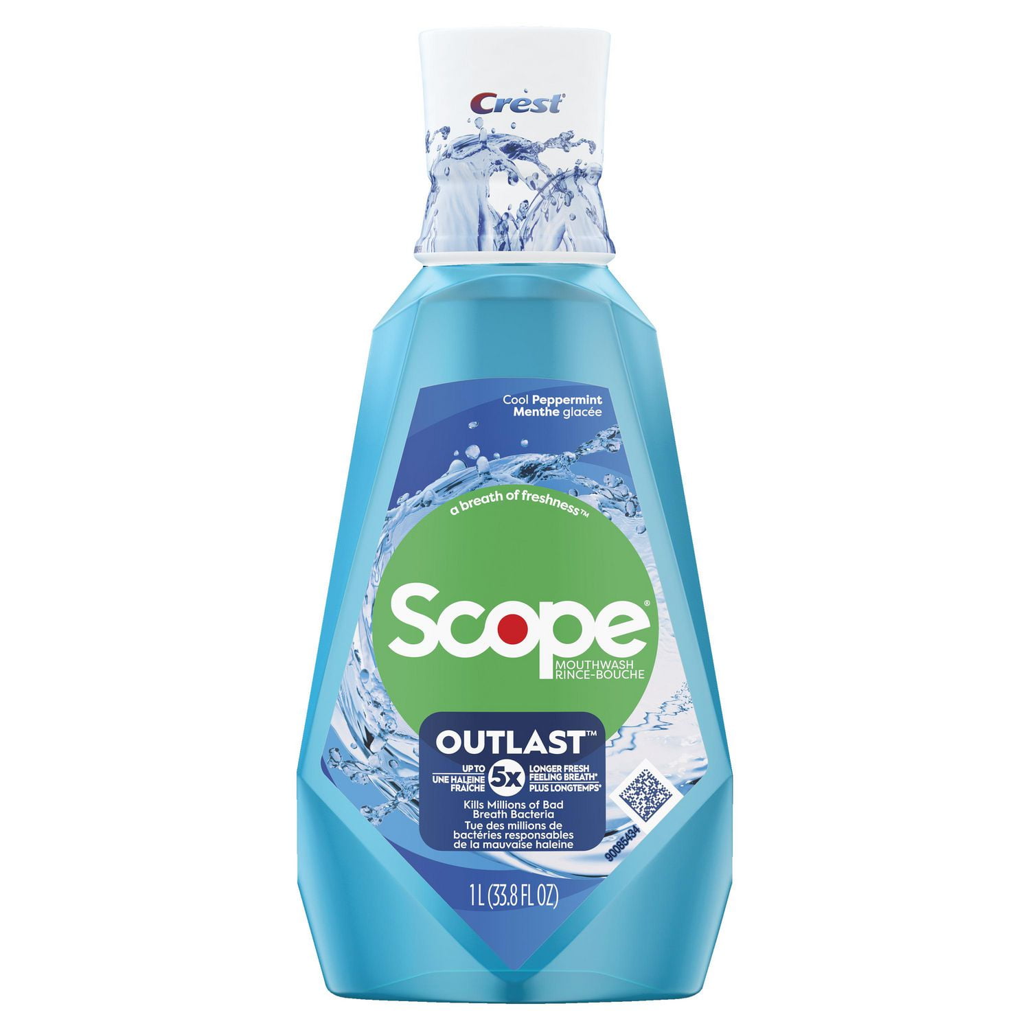Crest Scope Outlast Anticavity Fluroide Mouthwash Long Lasting