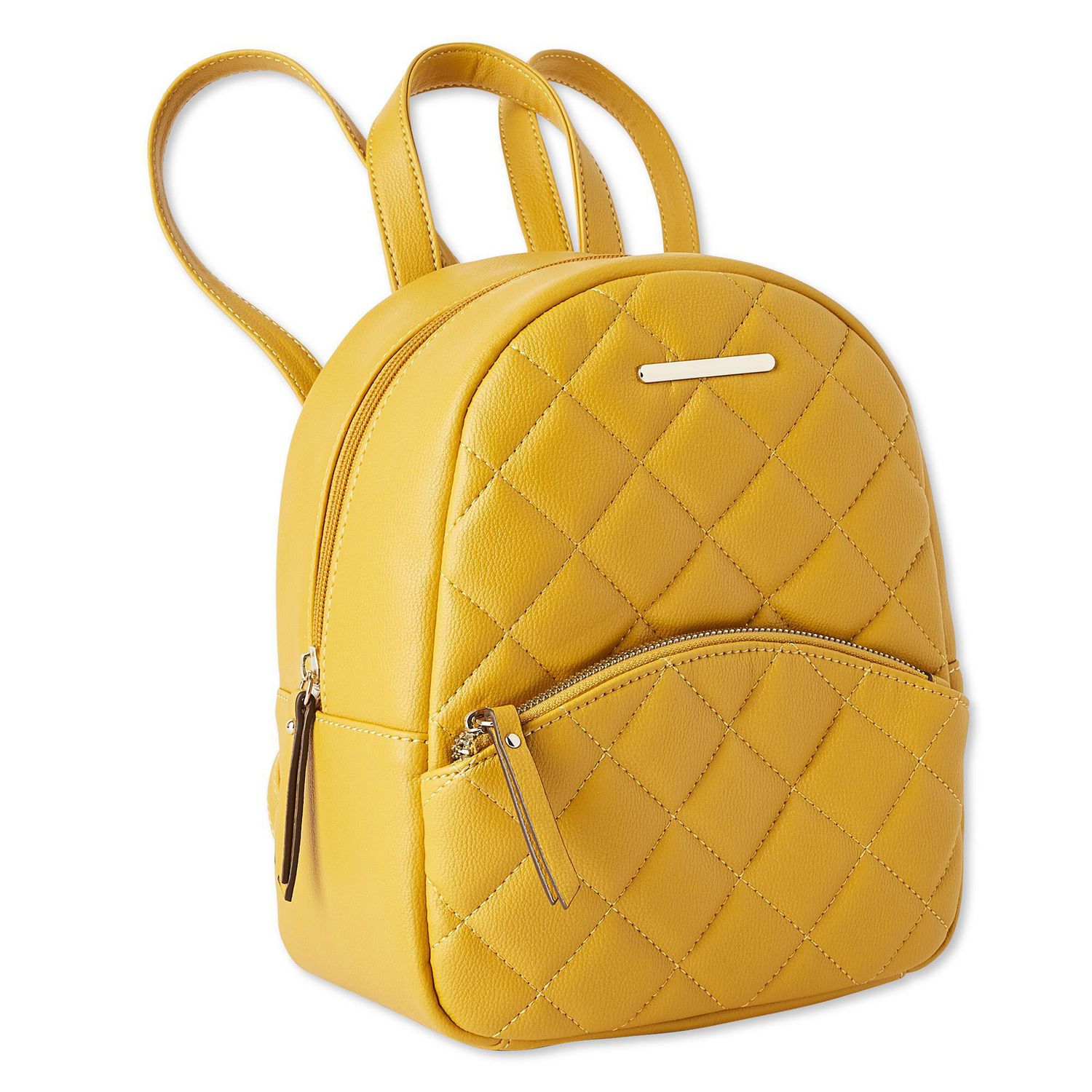 Buy CERIZ Yellow Womens Zipper Closure Backpack | Shoppers Stop
