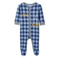 thumbnail image 1 of LOVE Ellen DeGeneres Baby Boys' Plaid Sleeper, 1 of 2