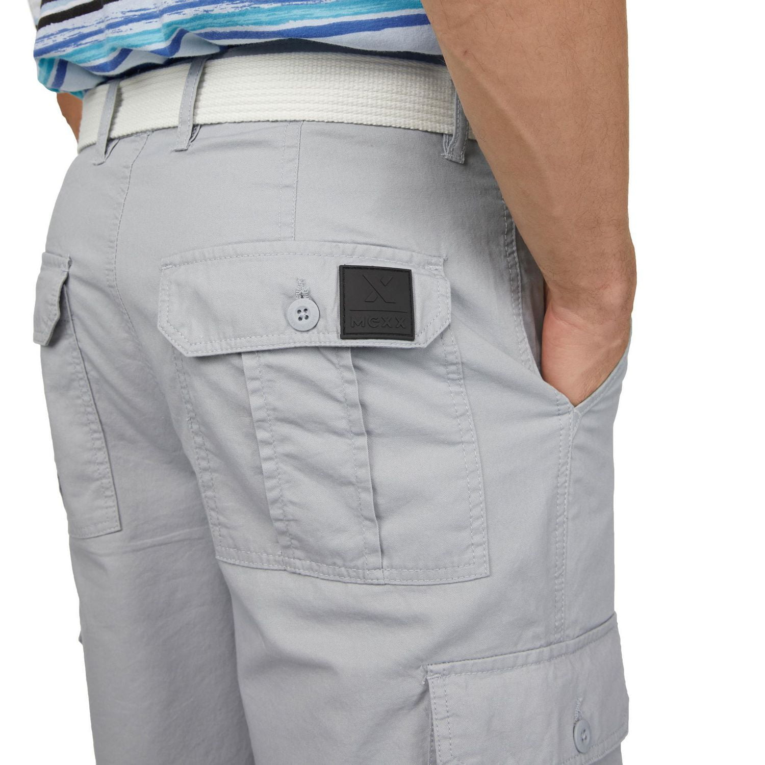 Mexx Men’s Belted Cargo Shorts