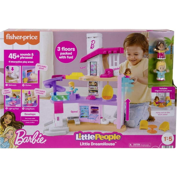 Fisher-Price Véhicule jouet Little People Barbie Avion de r