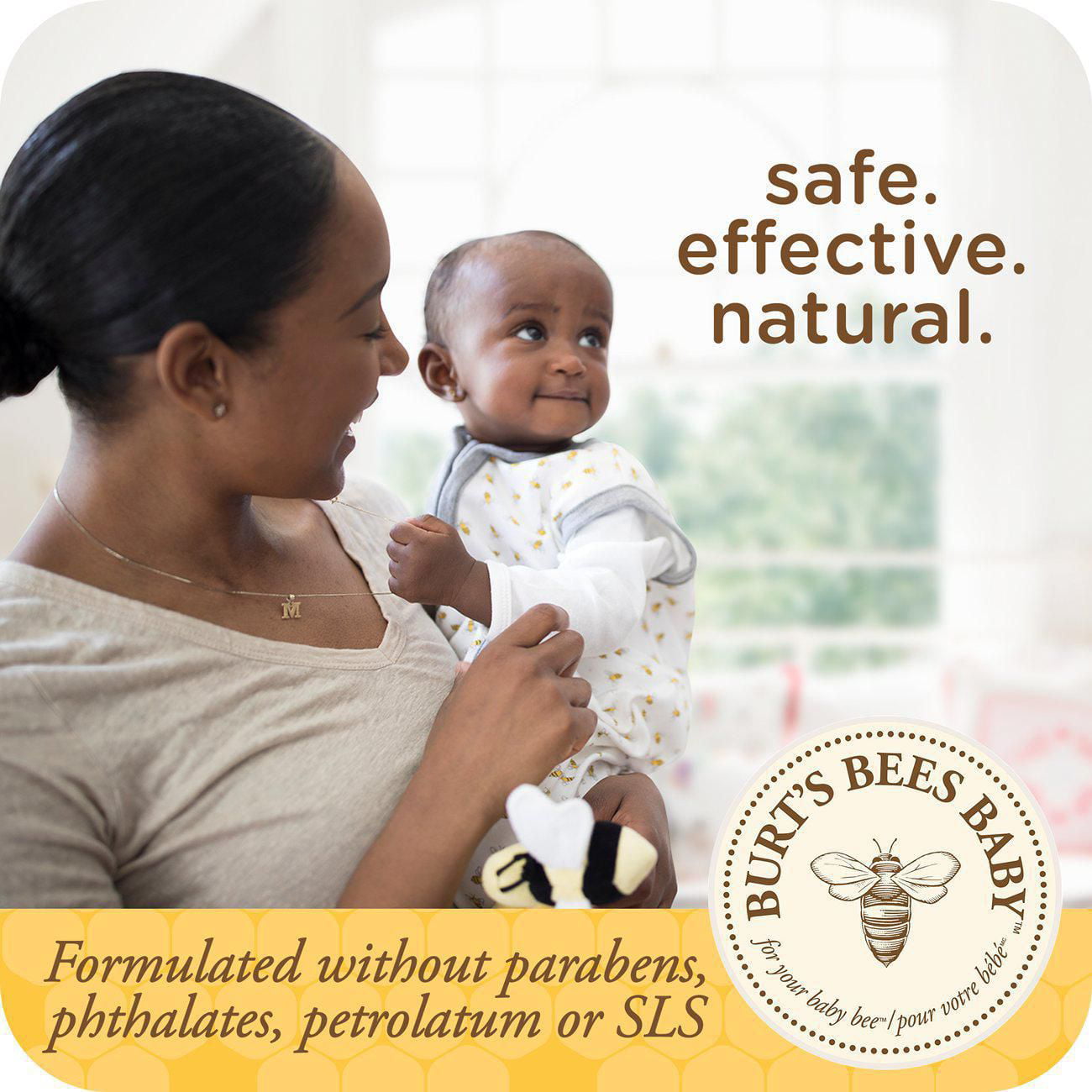 Burt's Bees Original Tear Free Pediatrician Tested Baby Shampoo and Wash -  12 Fl. Oz. - Vons