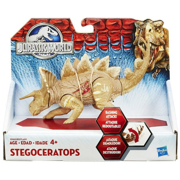 Jurassic World Bashers & Biters - Figurine de Stegosaurus