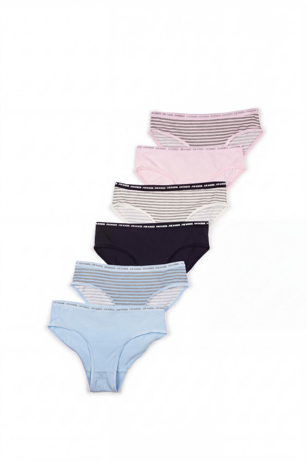 Joe Boxer Girls' 6-Pack Hipster