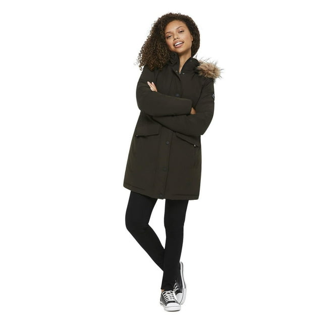 Parka à capuchon Canadiana pour femmes