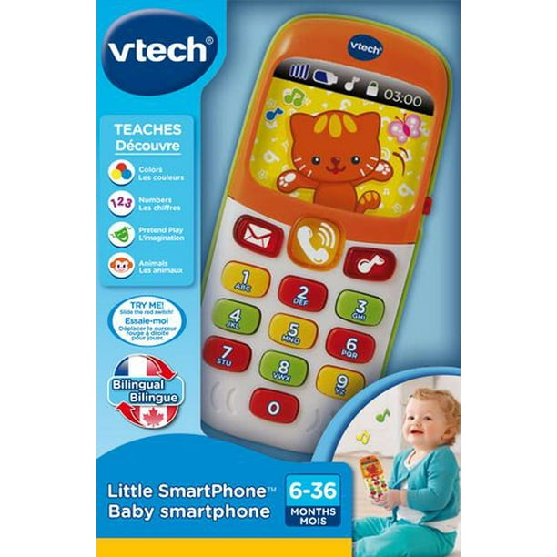 Vtech baby - baby smartphone bilingue, jouets 1er age