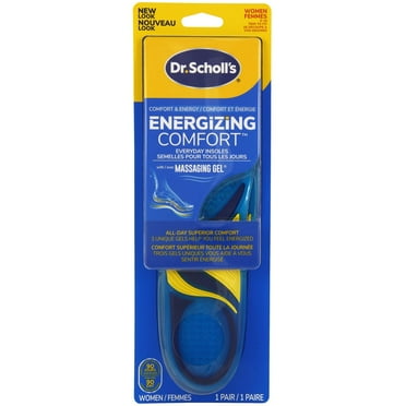 Dr. Scholl’s Energizing Comfort Everyday Insoles with Massaging Gel®, Women's Size 6-10