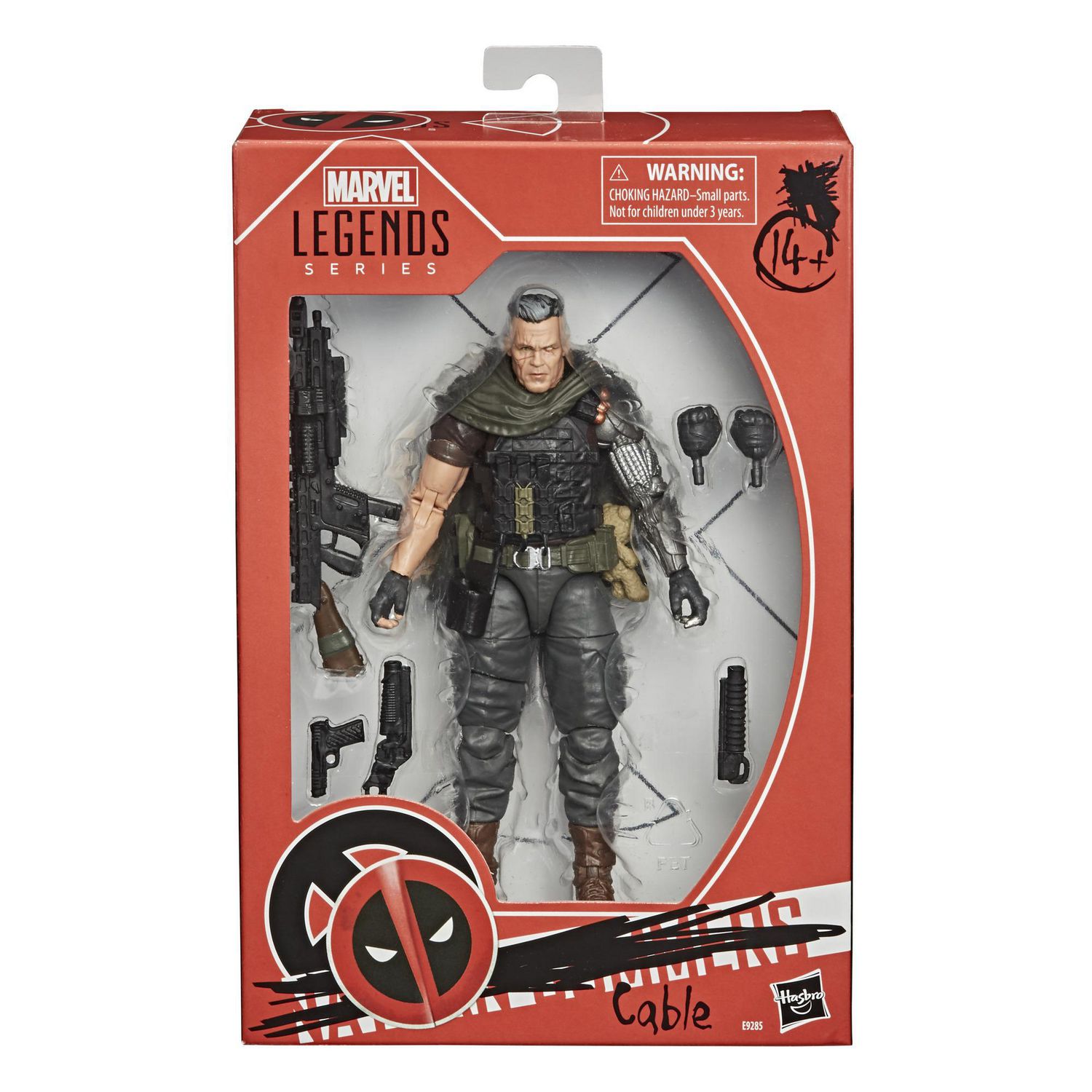 Hasbro Marvel Legends Series X-Men 6-inch Collectible Cable Action Figure  Toy, Includes 5 Accessories, For Kids Ages 14 And Up