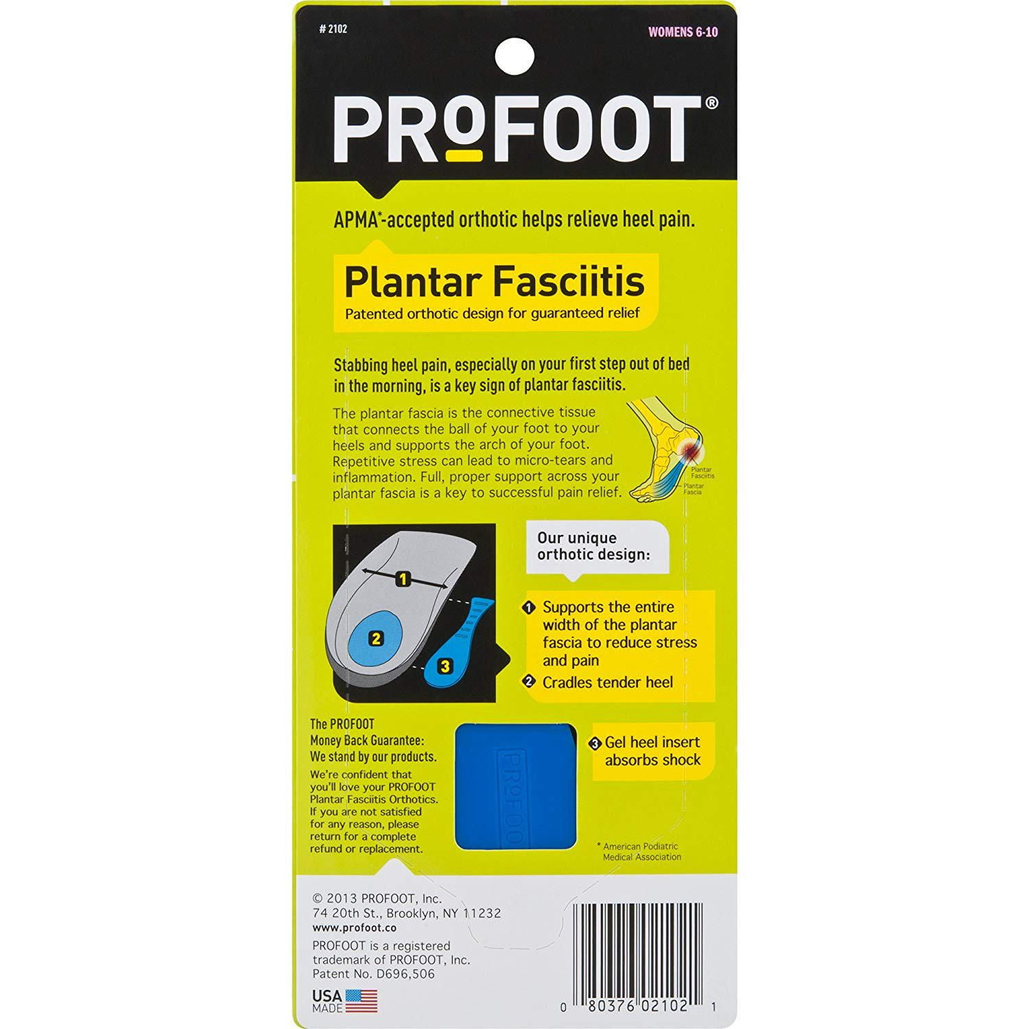 Profoot plantar sale fasciitis orthotics