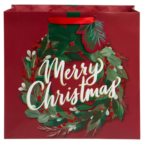 Holiday Time Merry Christmas Wreath Large Bag, Wreath Bag - Walmart.ca