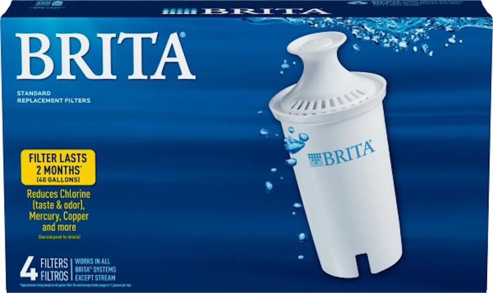 Brita® Standard Water Filter, Standard Replacement Filters for Pitchers