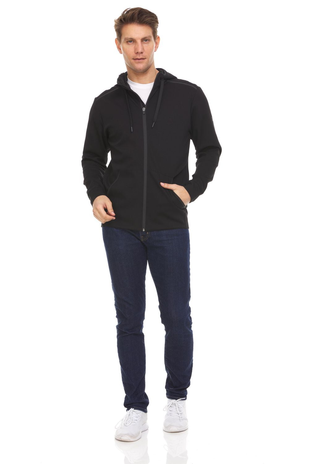 Swiss Tech Men's Full Zip Mega Fleece Hoodie