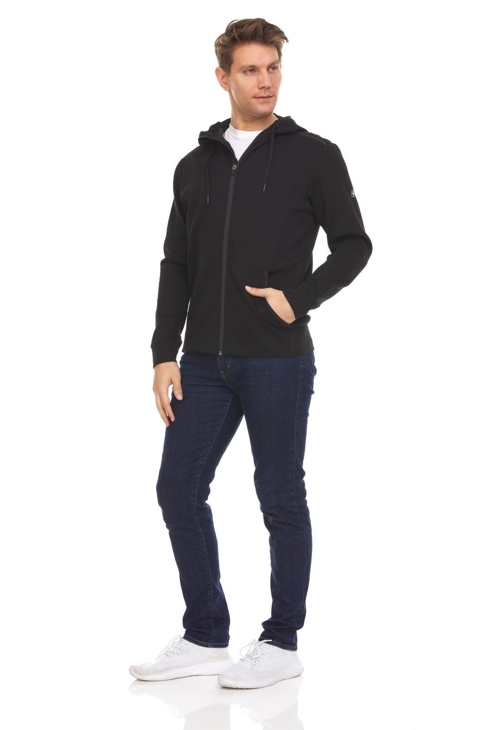 Swiss Tech Men's Full Zip Mega Fleece Hoodie