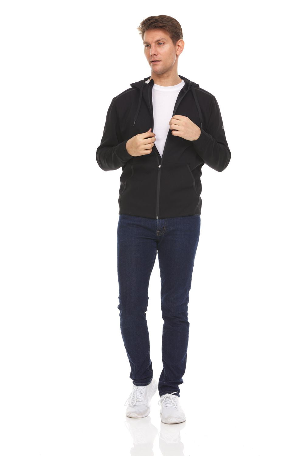 Swiss Tech Men's Full Zip Mega Fleece Hoodie
