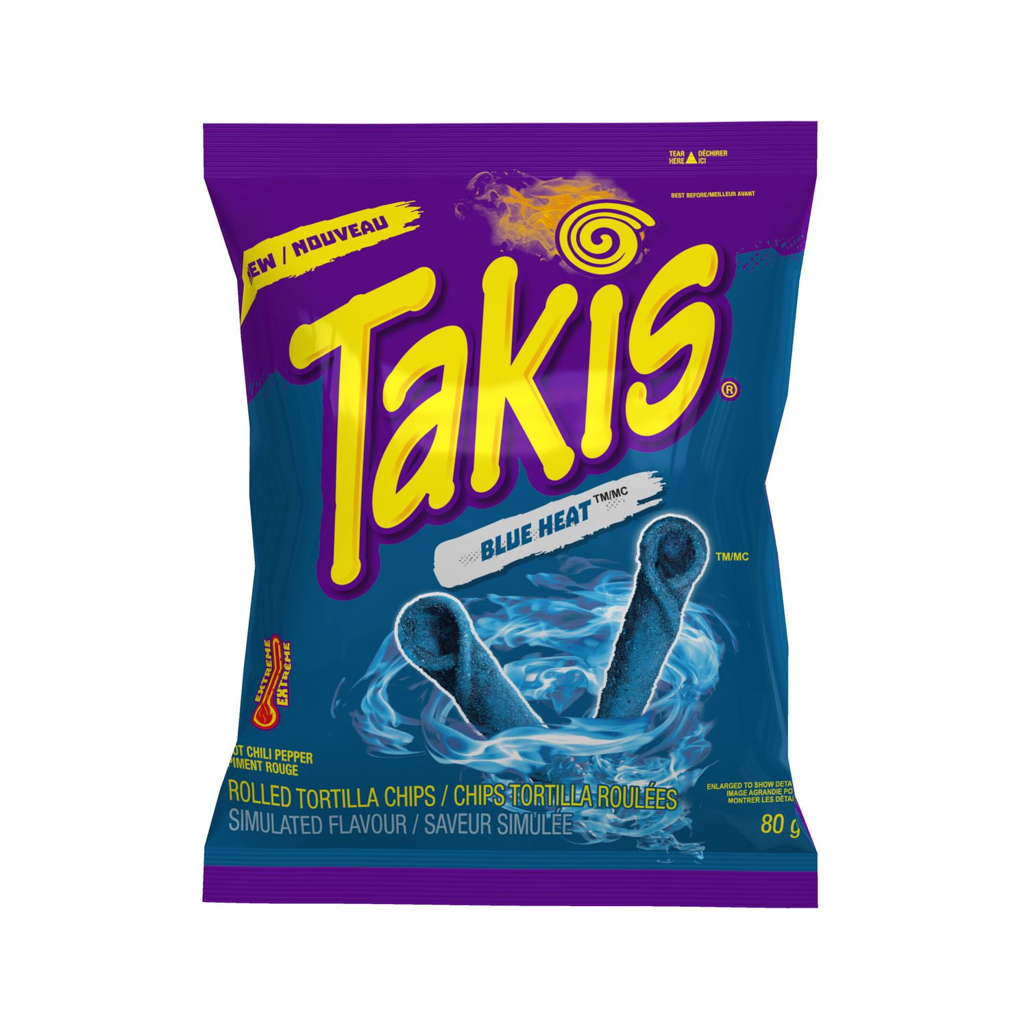 Takis® Blue Heat™Simulated Rolled Tortilla Chips