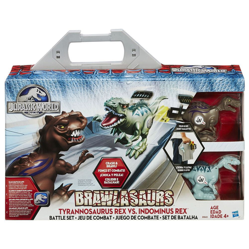 Jurassic world outlet brawlasaurs battle set