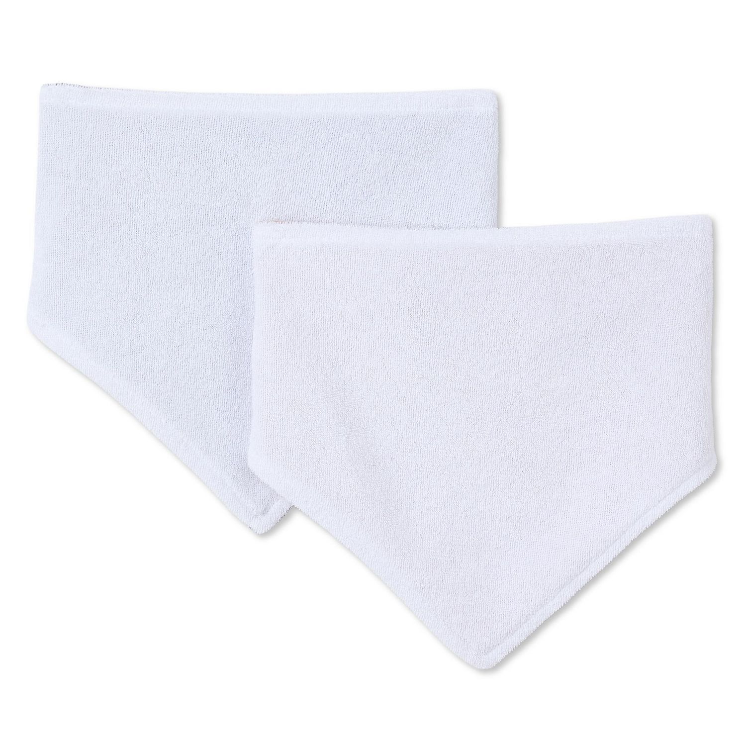 Lot de 2 bavettes pour layette George collection non genrée pour nourrissons