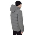 thumbnail image 3 of Veste moltonnée à capuche Dark Black, 3 of 4