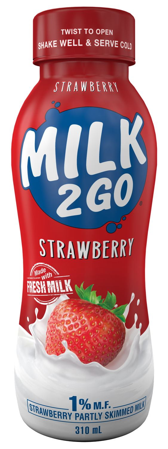 Milk2Go 1 Strawberry Partly Skimmed Milk Walmart Canada