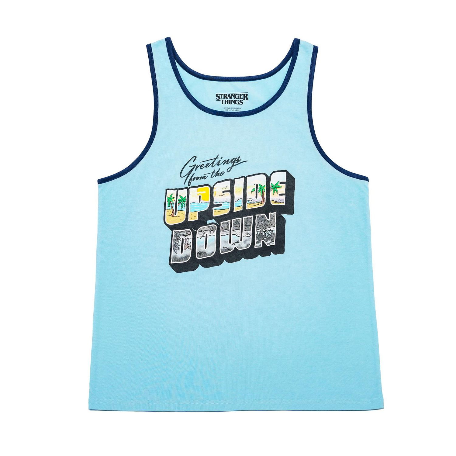 Men's Stranger Things Greetings Sleeveless Tank Top